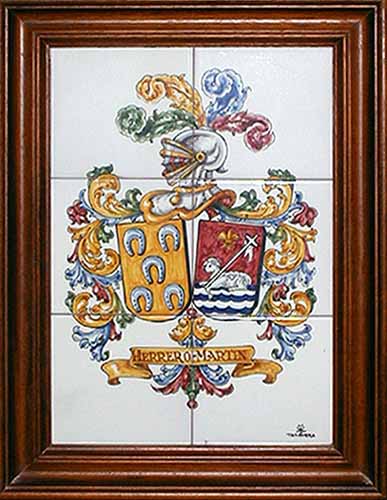 ESCUDO HERALDICO 30X45 CMS